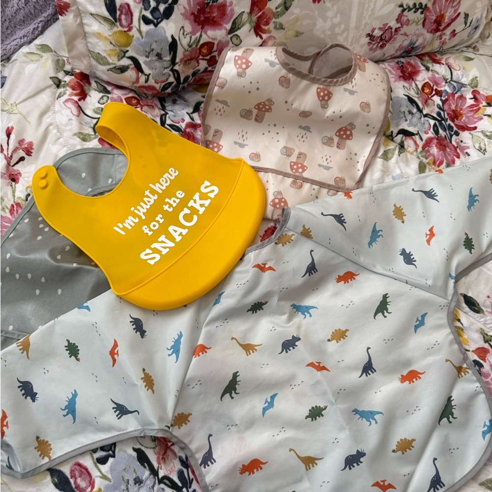 Yellow Snack Bib for Kids